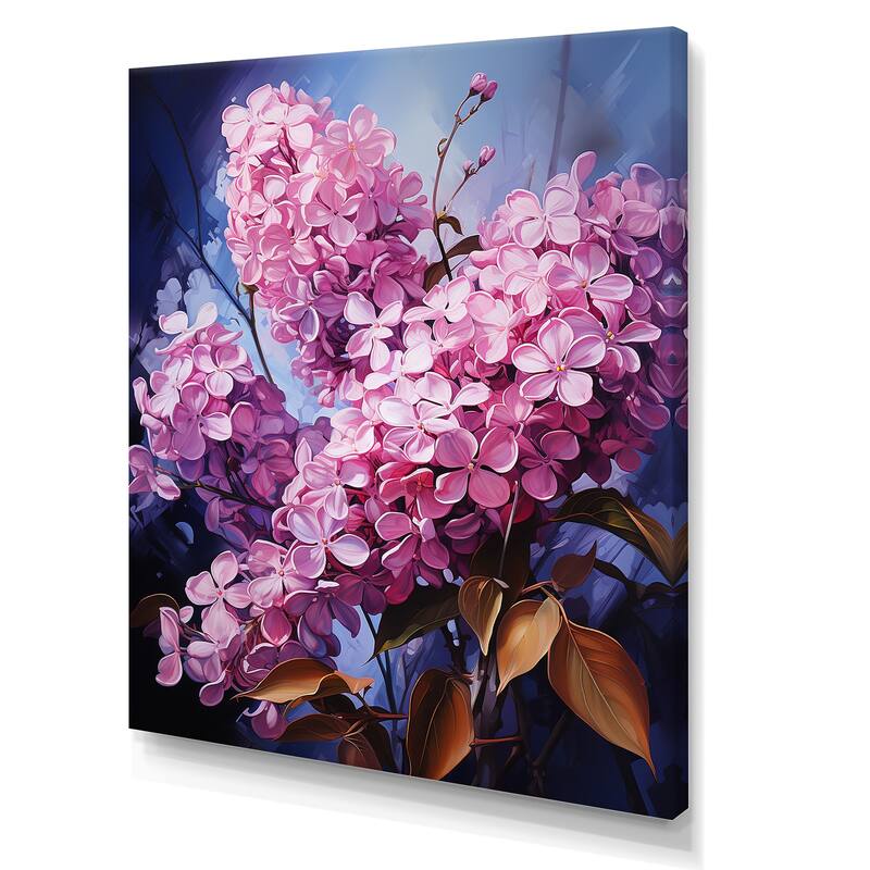 Designart "Serenity Lilac Magic I" Lilacs Wall Art Bed Bath & Beyond